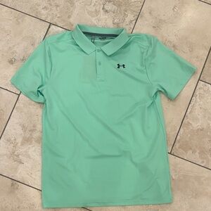 Under Armour lime Green Performance Polo